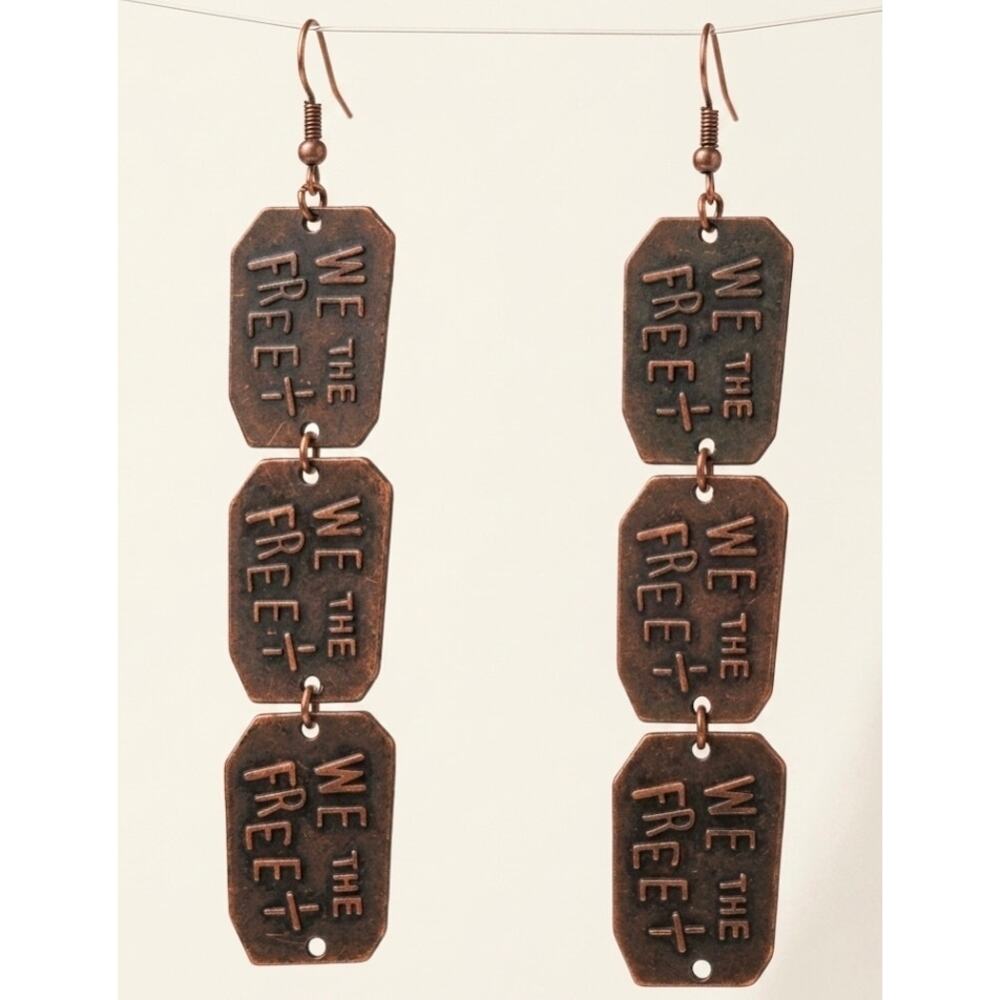Liberty's Echo Free People We The Free Dangle Earrings